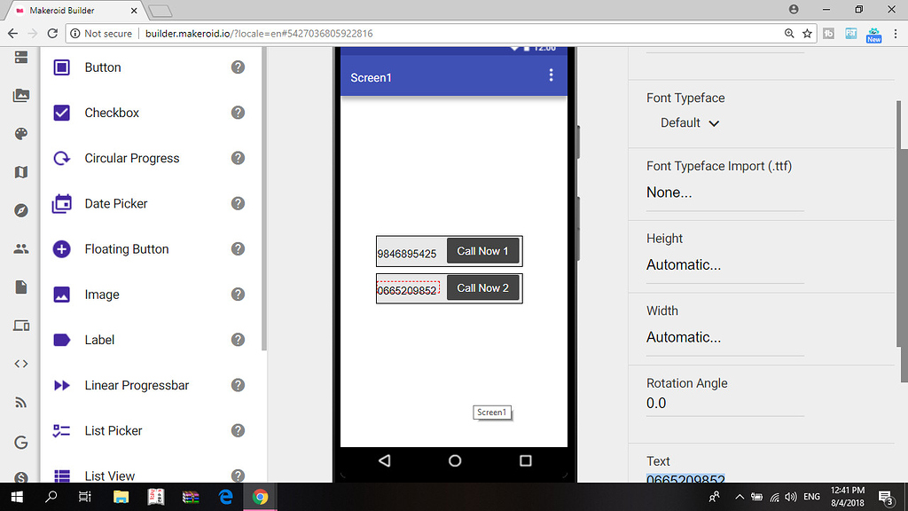 How to automatically dial a phone call to specific phone number from ...