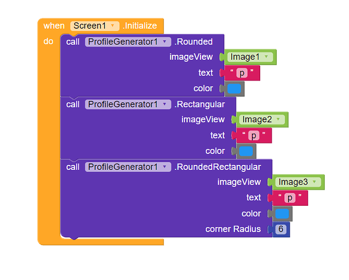 Profile Generator Extension Extensions Kodular Community