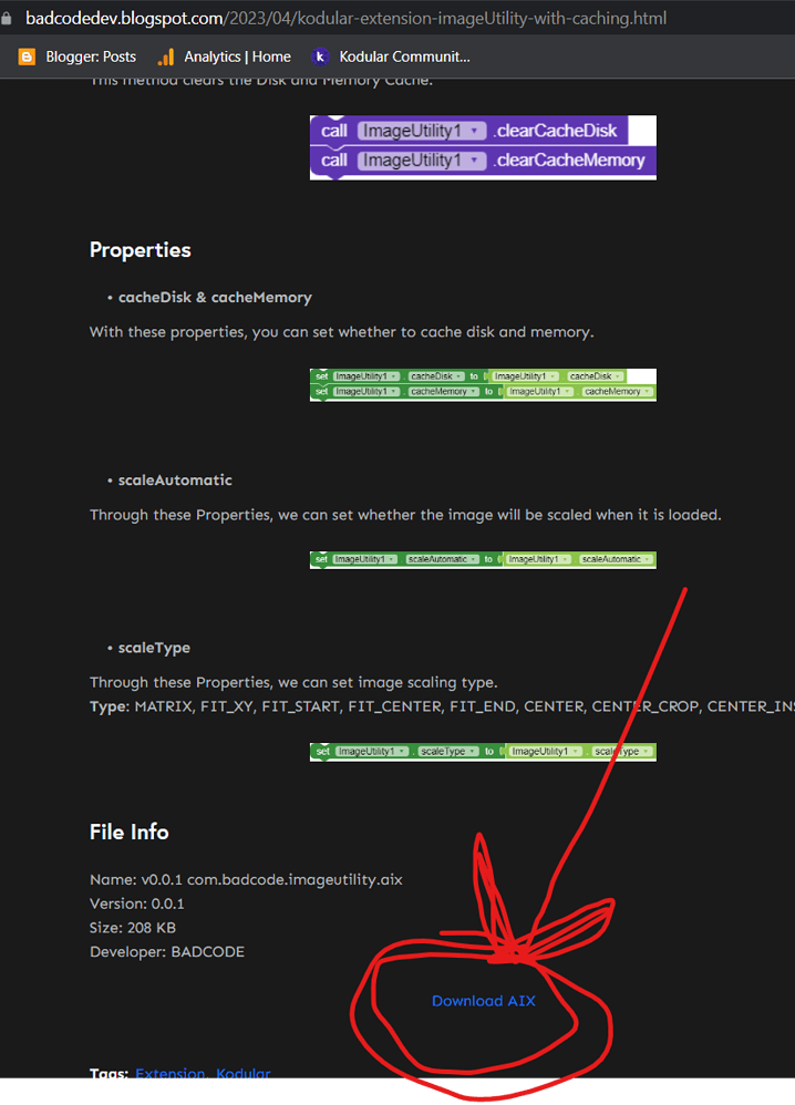 [FREE] Image Utility Extension for async image loading, caching and