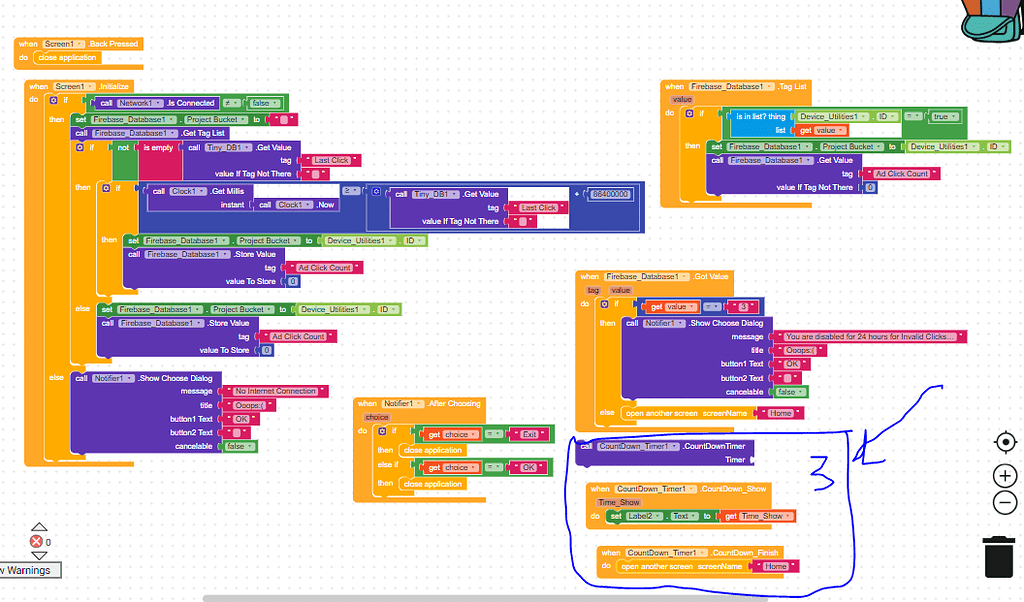 Count Down Timer in AdMob block and unblock user system Discuss