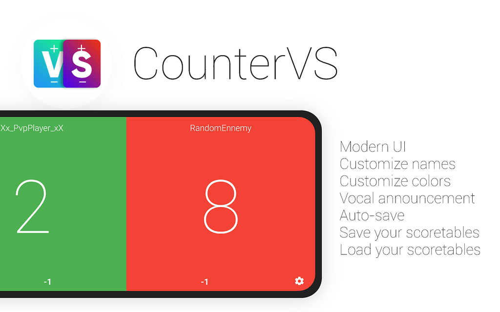 [New 1.1] CounterVS Points counter for 2 players Koded Apps Kodular Community