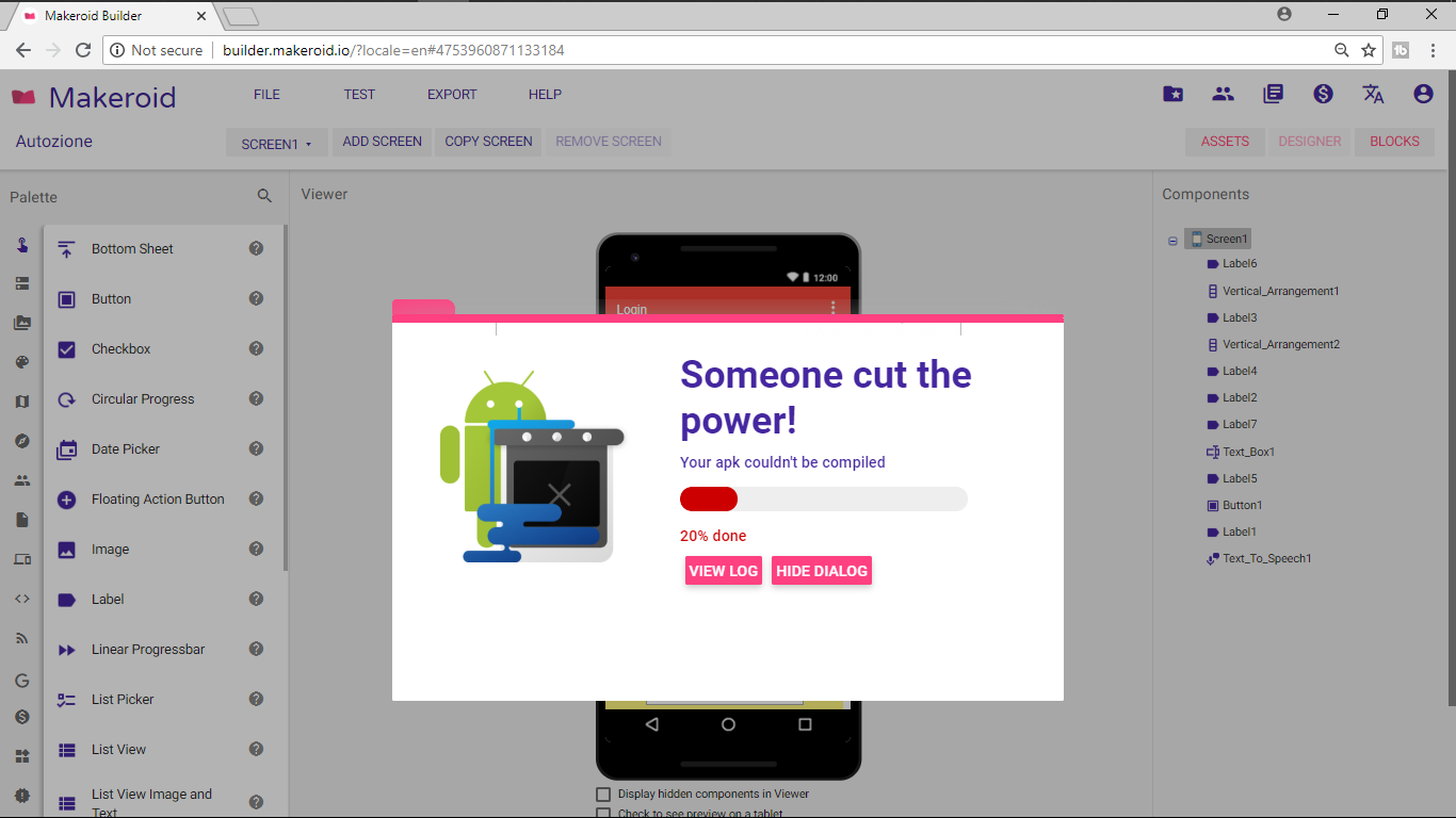 App Failed to Compile Discuss Kodular Community