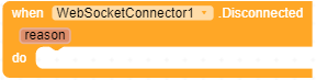 This event raises when the web socket is disconnected. It returns a reason of disconnection.