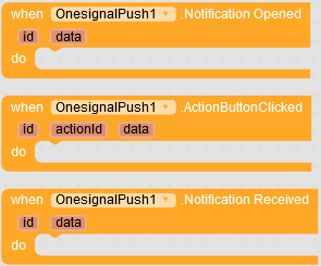 These events are for notification handling.