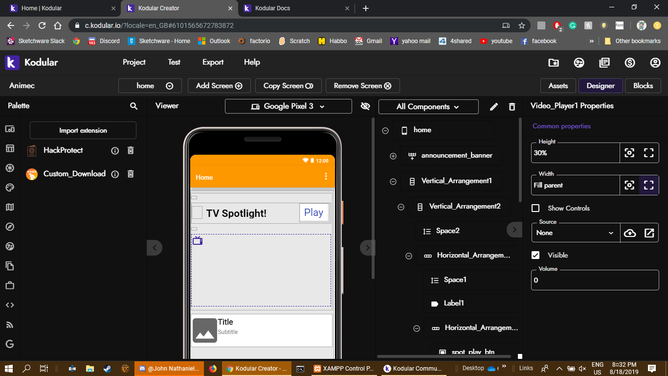 Videoplayer does not show picture in Kodular E, only sound Discuss