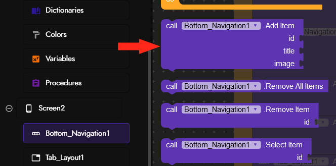 botton navigator