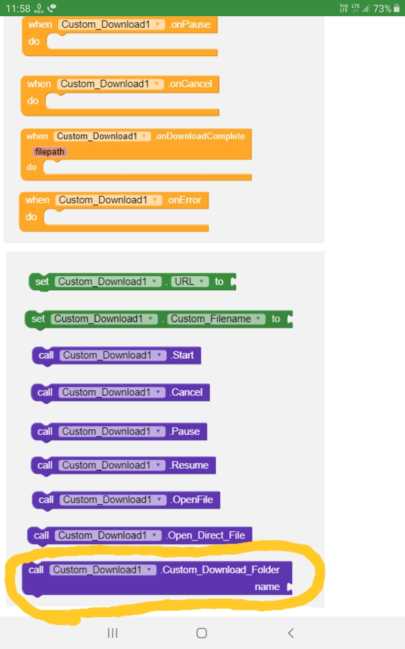 How to download to Specific Folder from view Discuss Kodular